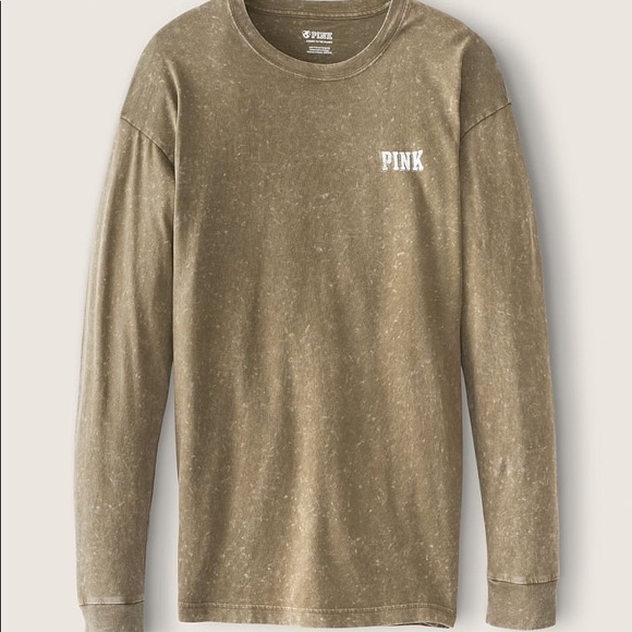 Victoria’s Secret PINK Campus Long Sleeve Tee - Picture 2 of 5